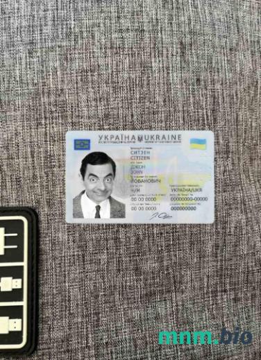 Ukraina ID fotowygląd skan i fotorealistyczny snapshot, 2 w 1